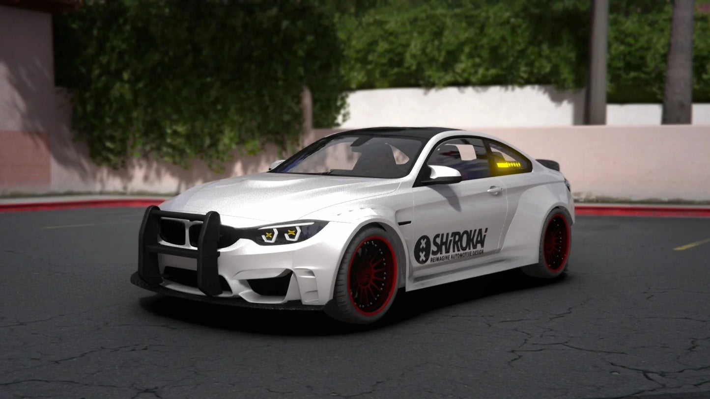 2018 BMW M4 Shirokai Widebody (Animated Windows) (5 Liveries) | Jay Designs