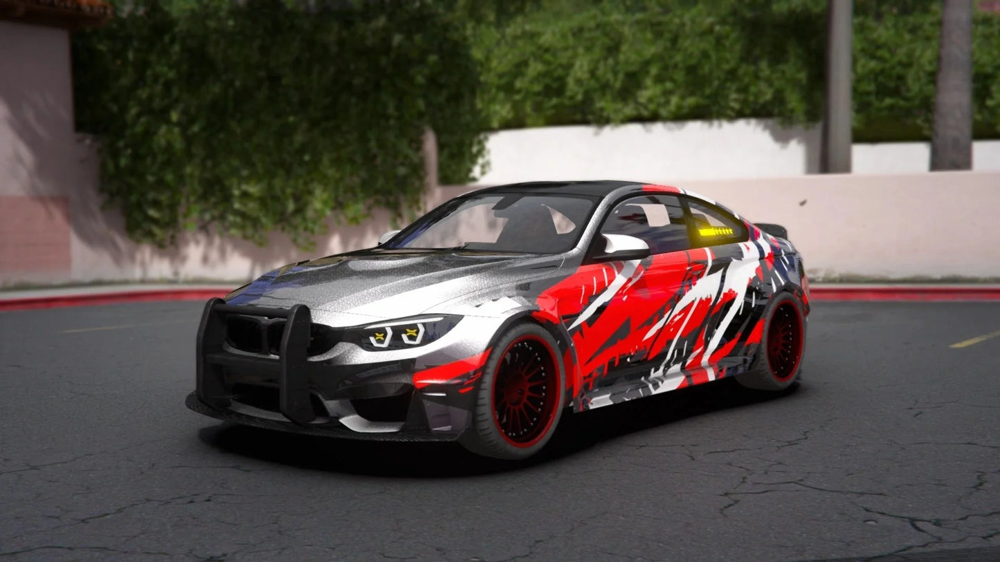 2018 BMW M4 Shirokai Widebody (Animated Windows) (5 Liveries) | Jay Designs