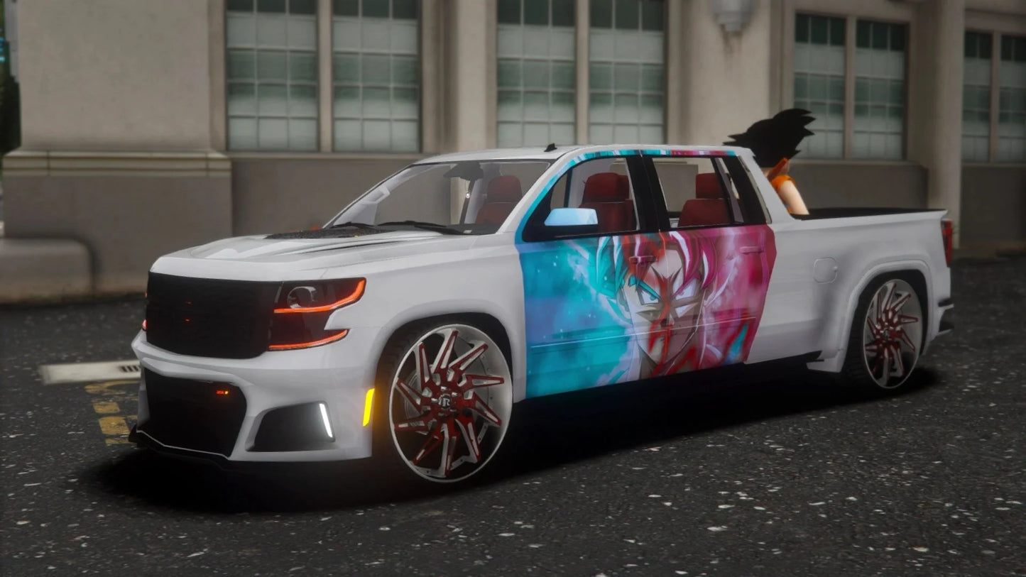 2019 Chevrolet Tahoe Corvette Bonnet and Zl1 Bumper Swapped (Songoku Edition) | BessiR Customs