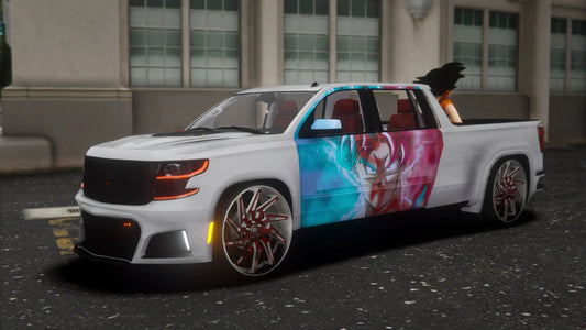 2019 Chevrolet Tahoe Corvette Bonnet and Zl1 Bumper Swapped (Songoku Edition) | BessiR Customs