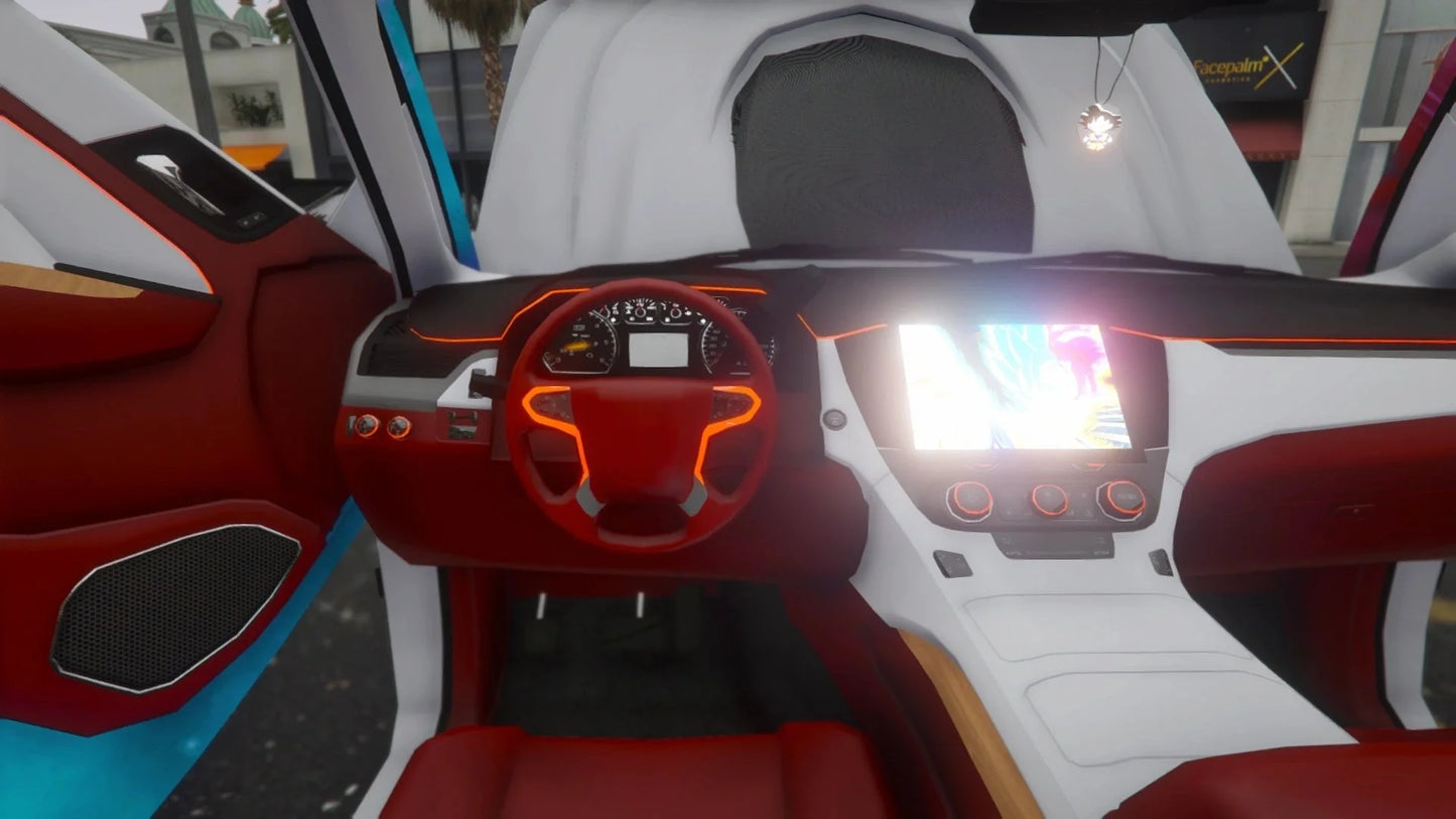 2019 Chevrolet Tahoe Corvette Bonnet and Zl1 Bumper Swapped (Songoku Edition) | BessiR Customs