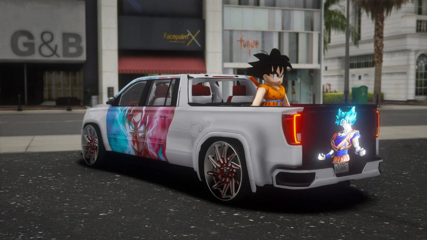 2019 Chevrolet Tahoe Corvette Bonnet and Zl1 Bumper Swapped (Songoku Edition) | BessiR Customs