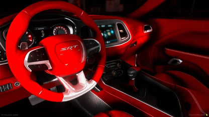 2018 Dodge Challenger Demon Whiteout (Animated Windows) | 4K Customs