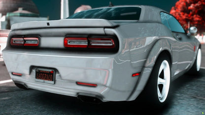 2018 Dodge Challenger Demon Whiteout (Animated Windows) | 4K Customs