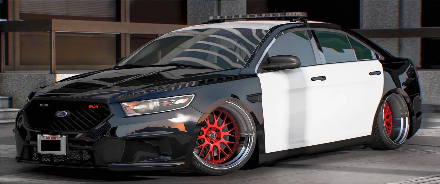 2018 Ford Slammed Police Interceptor Sedan | THCK Customs