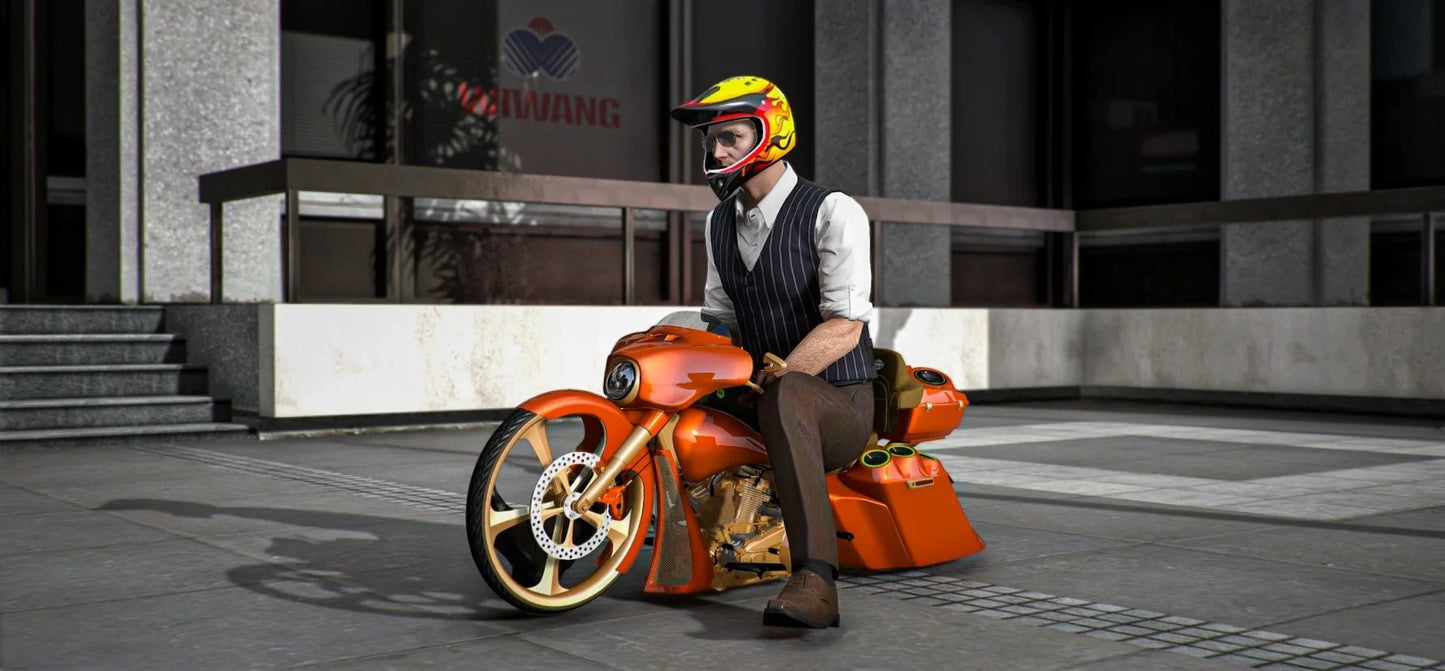 2015 HDRG Bagger With Working Speakers Mini | GG