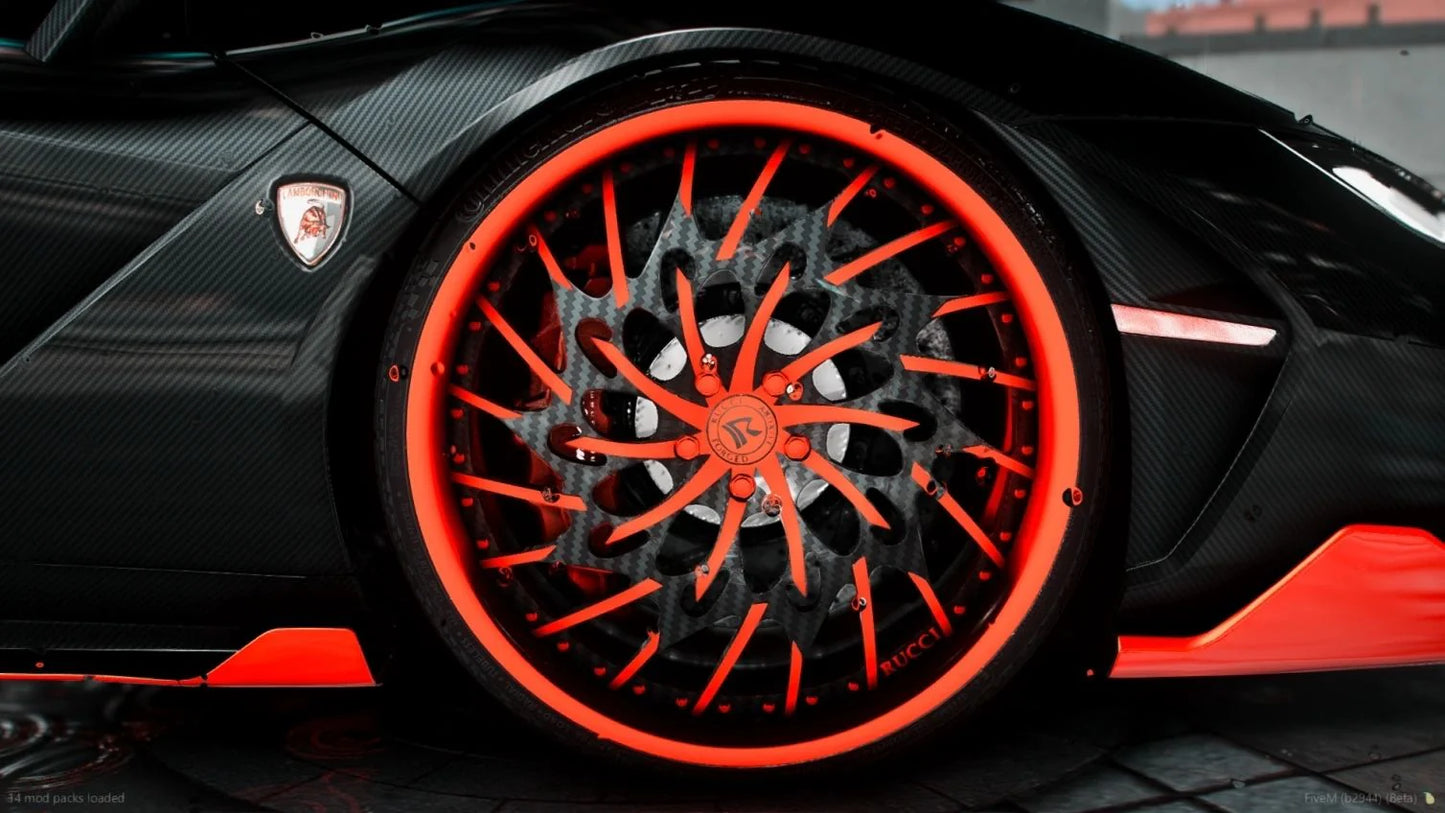 2017 Lamborghini Centenario Fully Exposed Carbon On Rucci Ounce's | 4K Customs