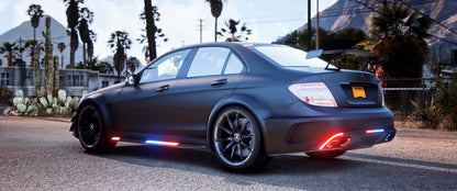 2012 Mercedes-Benz C63 AMG Coupe Black Series Police Modern Lights | Versus