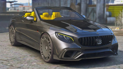 2019 Mercedes-Brabus S63 Cabriolet B900 V12 (Animated Roof) | Bleed