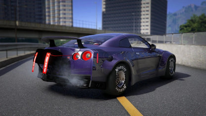 2017 Nissan GTR Twin Turbo Drag | Wafflez