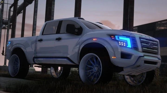 2018 Nissan Titan Custom Lifted on Offroad Forgiatos | Nukem Customs