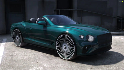 2020 Bentley Continental GTC Auto-roof on 28s Forgiatos | Nukem Customs