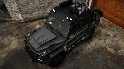 2020 Custom Mercedes-Benz Brabus G800 Adventure XLP Mafia [Money & Gun] | GS Omar