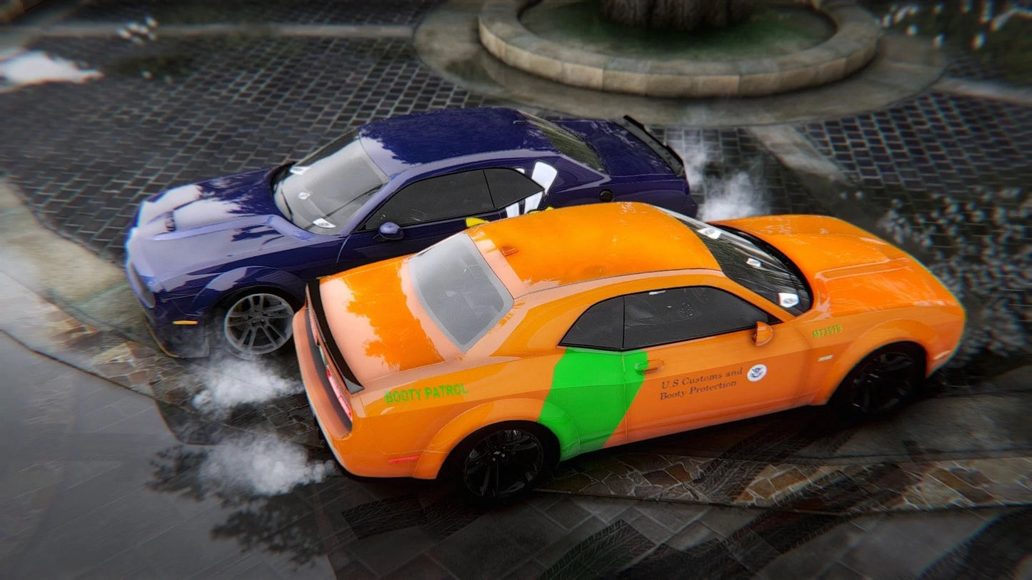 2020 Dodge Challenger Scatpack Widebody (Multiple Livery's And Animated Windows) | Playa Customs