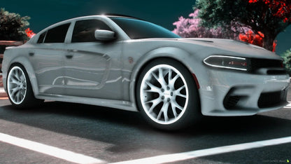 2021 Dodge Charger Hellcat Redeye Whiteout (Animated Windows) | 4K Customs