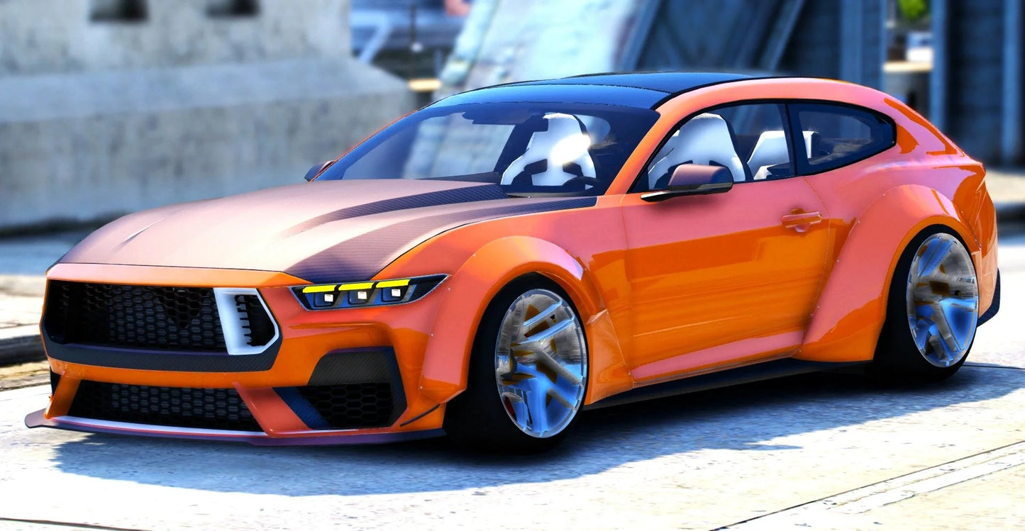 (Debadged) 2024 FORD MUSTANG DARKHORSE WIDEBODY SHOOTINGBRAKE | GG