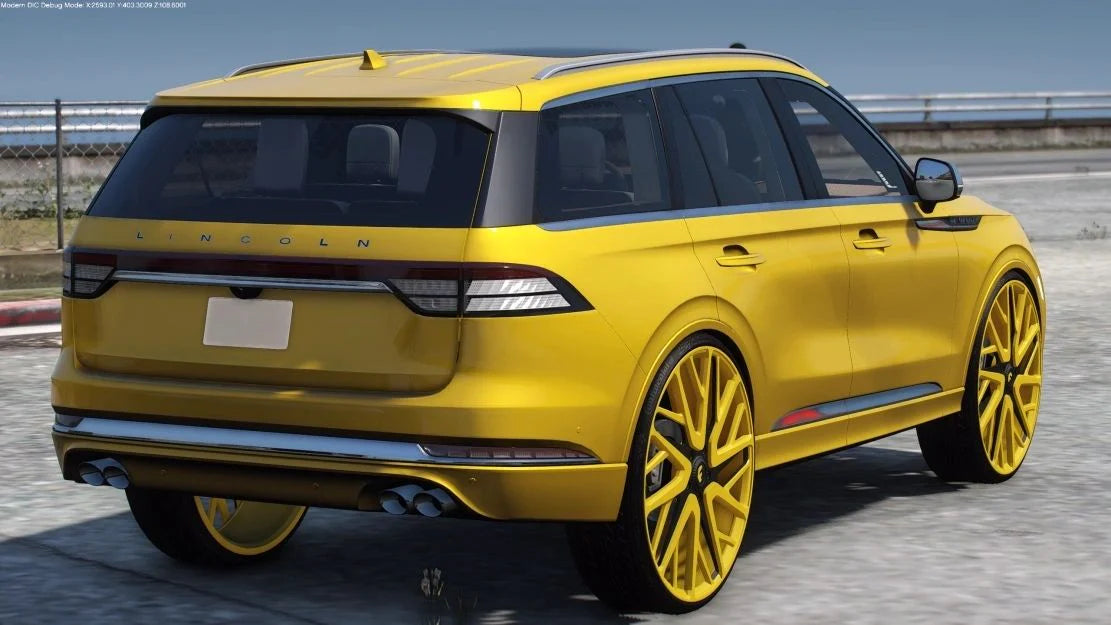 2021 Lincoln Aviator on 30" Forgis | Bleed