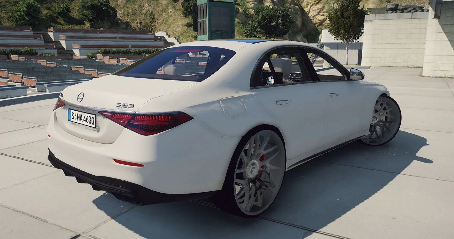 2023 Mercedes Benz S63 E On Forgiatos Bulletproof | AS Customs