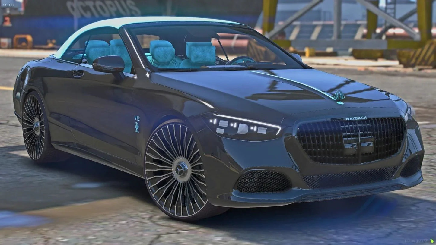 2024 Mercedes-Maybach S680 2 Door Convertible Tiffany Edition AutoRoof | Bleed