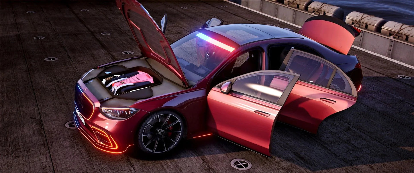 2021 Mercedes S500 B50 Police Modern Lights | Versus