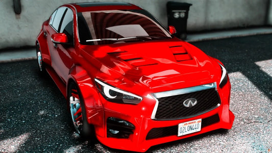 2023 Infiniti Q50 Red Sport Widebody TUNED 800HP GTR Nismo Swap | 4K Customs