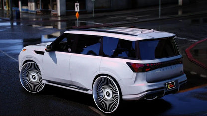 2025 Infiniti QX80 On 30" Forgiatos With Animated Sunroof | PNUT CUSTOMS