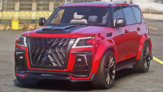 2021 Nissan Armada Black Hawk Widebody | Bleed