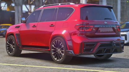 2021 Nissan Armada Black Hawk Widebody | Bleed