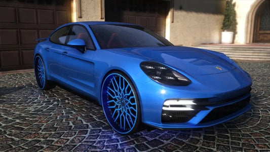 2021 Porsche Panamera Turbos S on 28s Amani Forged | Nukem Customs
