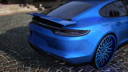 2021 Porsche Panamera Turbos S on 28s Amani Forged | Nukem Customs