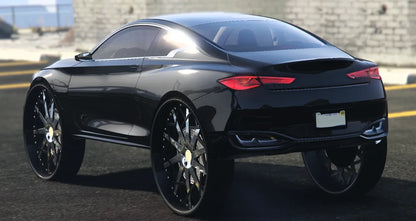 (Debadged) Infiniti Q60 BKS Donk With Butterfly Doors | SA Customs