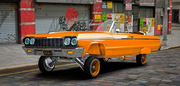 1964 Chevrolet Impal Lowrider 6 Seater Slider (Working Hydraulic) 6 Seater Slider | Unique Customs