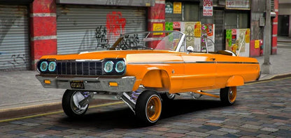 1964 Chevrolet Impal Lowrider 6 Seater Slider (Working Hydraulic) 6 Seater Slider | Unique Customs