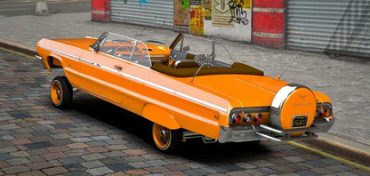 1964 Chevrolet Impal Lowrider 6 Seater Slider (Working Hydraulic) 6 Seater Slider | Unique Customs