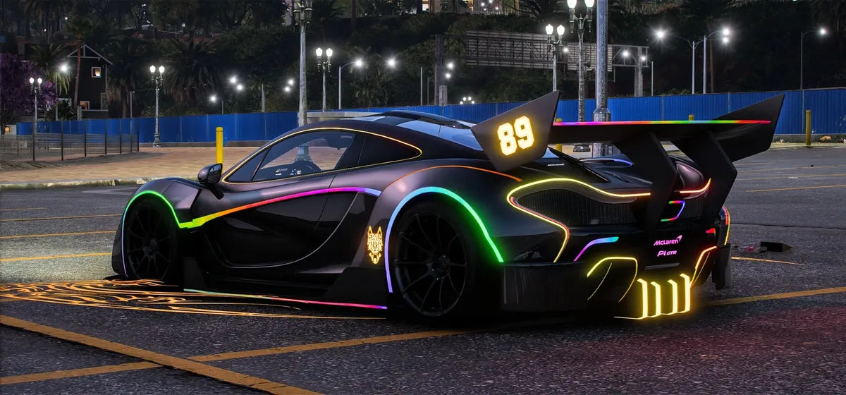 Mclaren P1 Liberty Walk Wings [Dinamic RGB Lights] | Gamer's Cafe