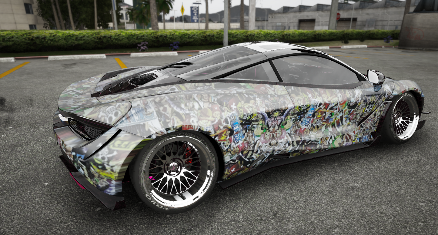 Mclaren 720s OnePiece Livery Animated | AG TEAM