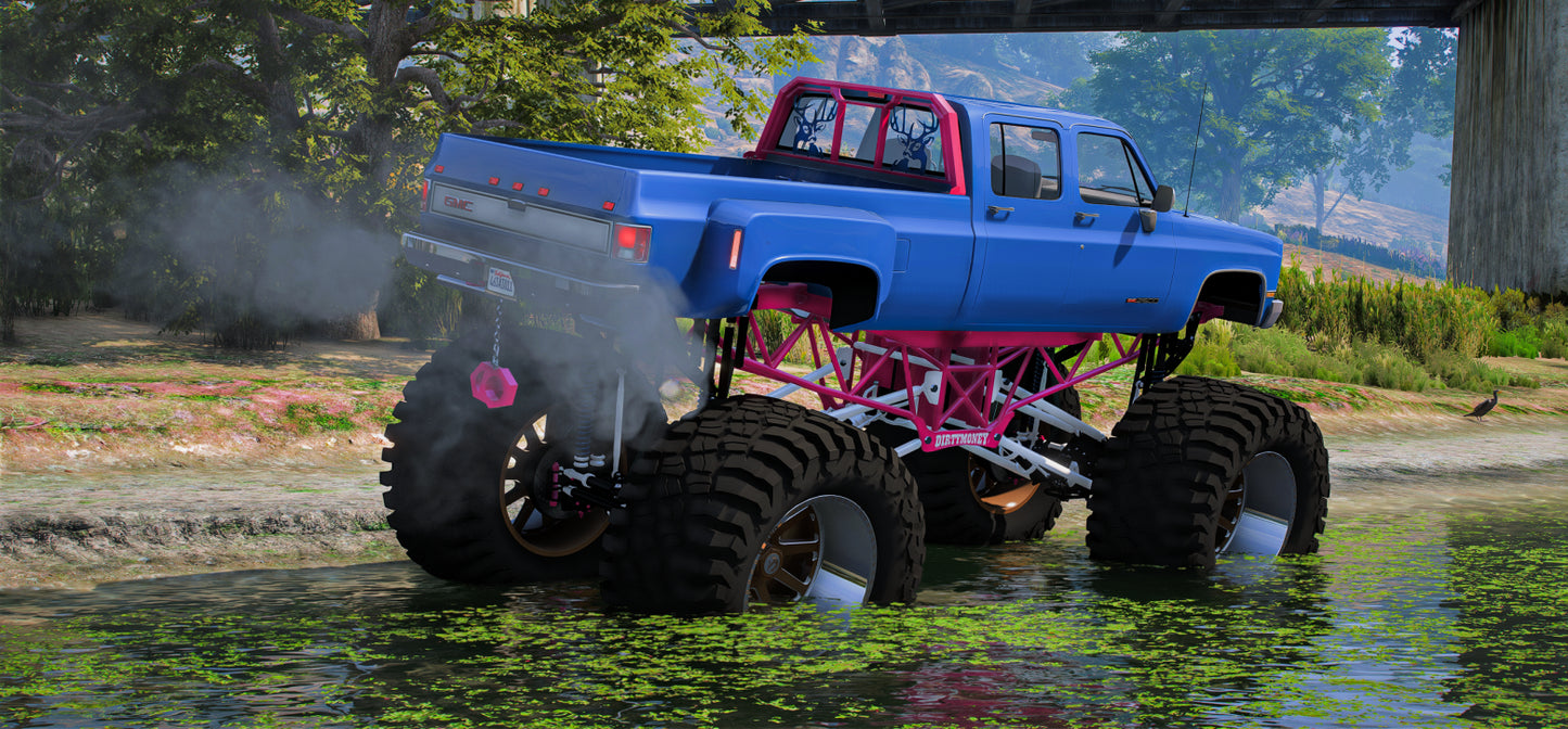 1986 GMC 2500 Crew Cab Monster Truck | Exotic Customs