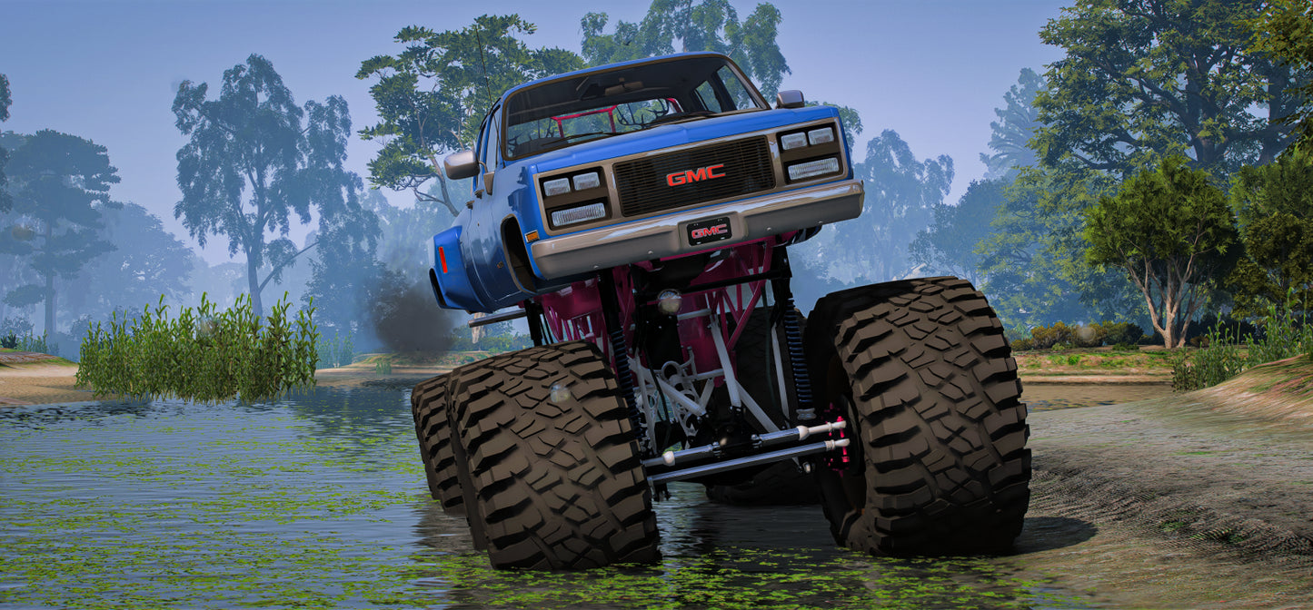 1986 GMC 2500 Crew Cab Monster Truck | Exotic Customs