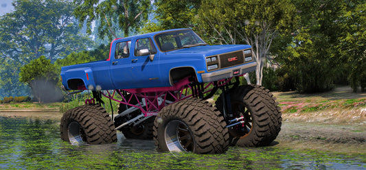 1986 GMC 2500 Crew Cab Monster Truck | Exotic Customs