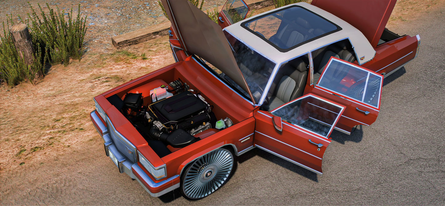 1990 Cadillac Escalade FleetWood Swapped Donk | BDB Cars