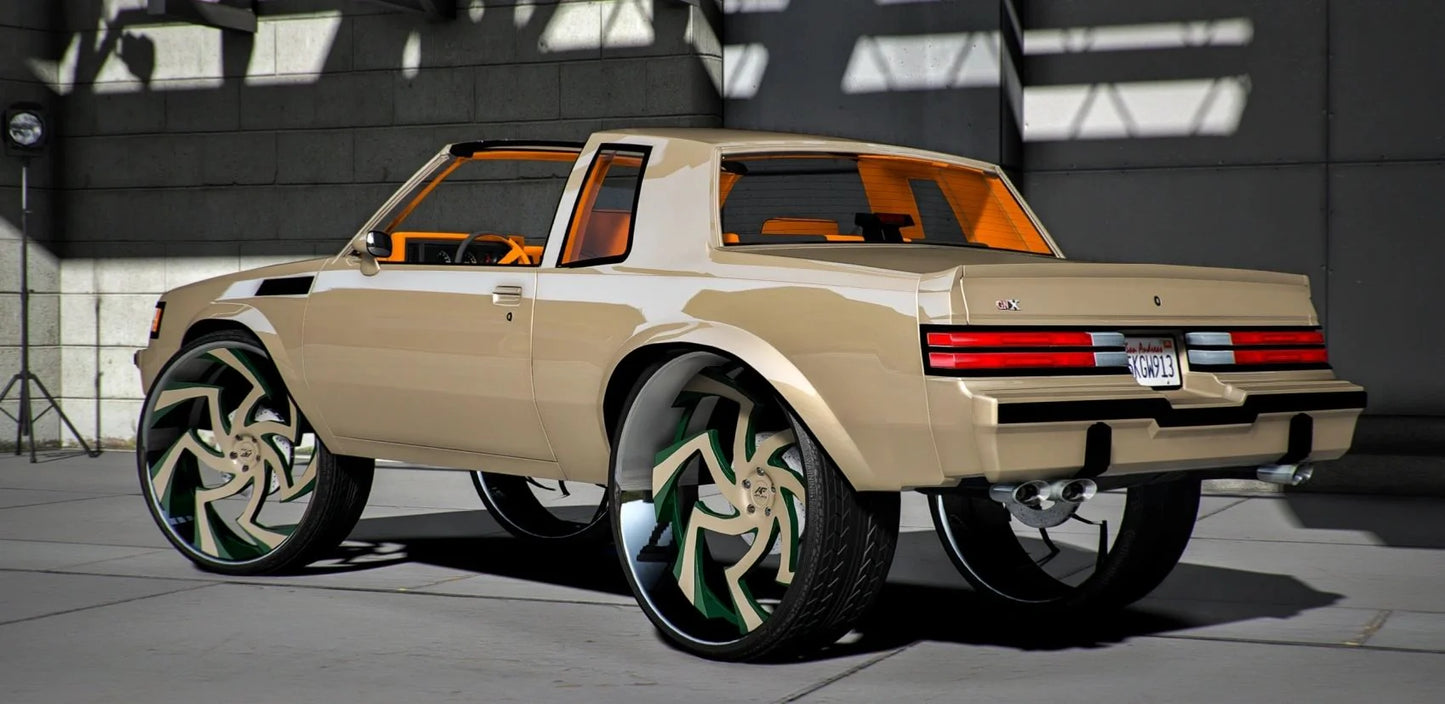 Buick GNX T Top Donk | Krazy Customs