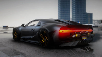 Bugatti Chiron Widebody Sextuple Turbo Edition | Tora