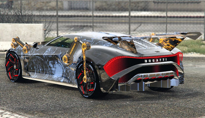 Bugatti La Voiture Noire Transformers Edition Glow RGB 3D [Dinamic Lights] | CaRot Designs
