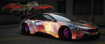 BMW i8 WB Dragon [Dinamic Lights] | Kick Store