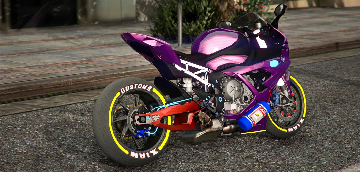 BMW M1000RR Carbon Edition Slammed | Xian Customs