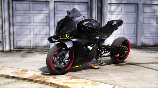 BMW M1000RR Stretched Twin Turbo with Custom Exhausts | JC Customs