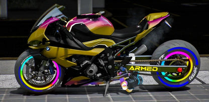 BMW M1000RR Twin Turbo Drag Rainbow Custom | Elite Shifters