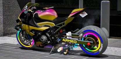 BMW M1000RR Twin Turbo Drag Rainbow Custom | Elite Shifters