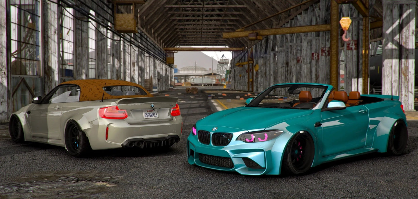 BMW M2 Cabrio Widebody [Animated Roof] | RY Customs