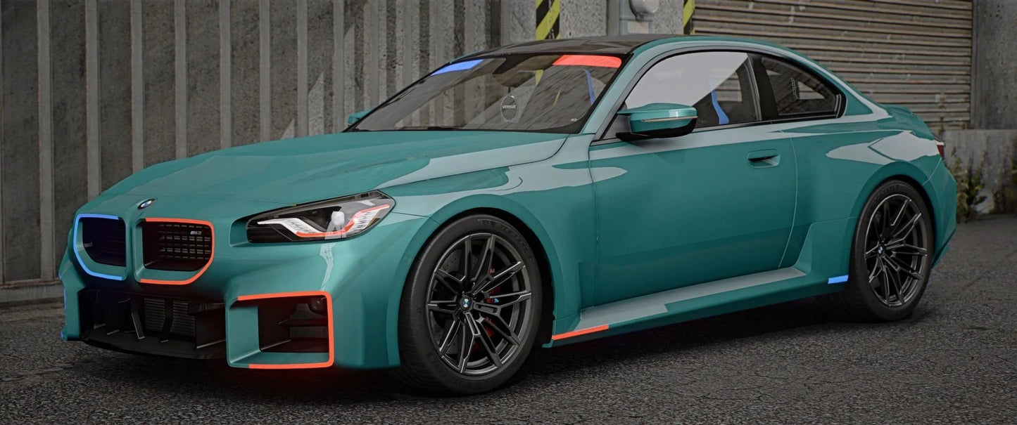 BMW M2 G87 Police Modern Lights | Versus